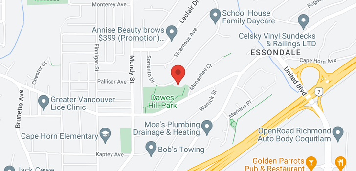 map of 2230 SORRENTO DRIVE